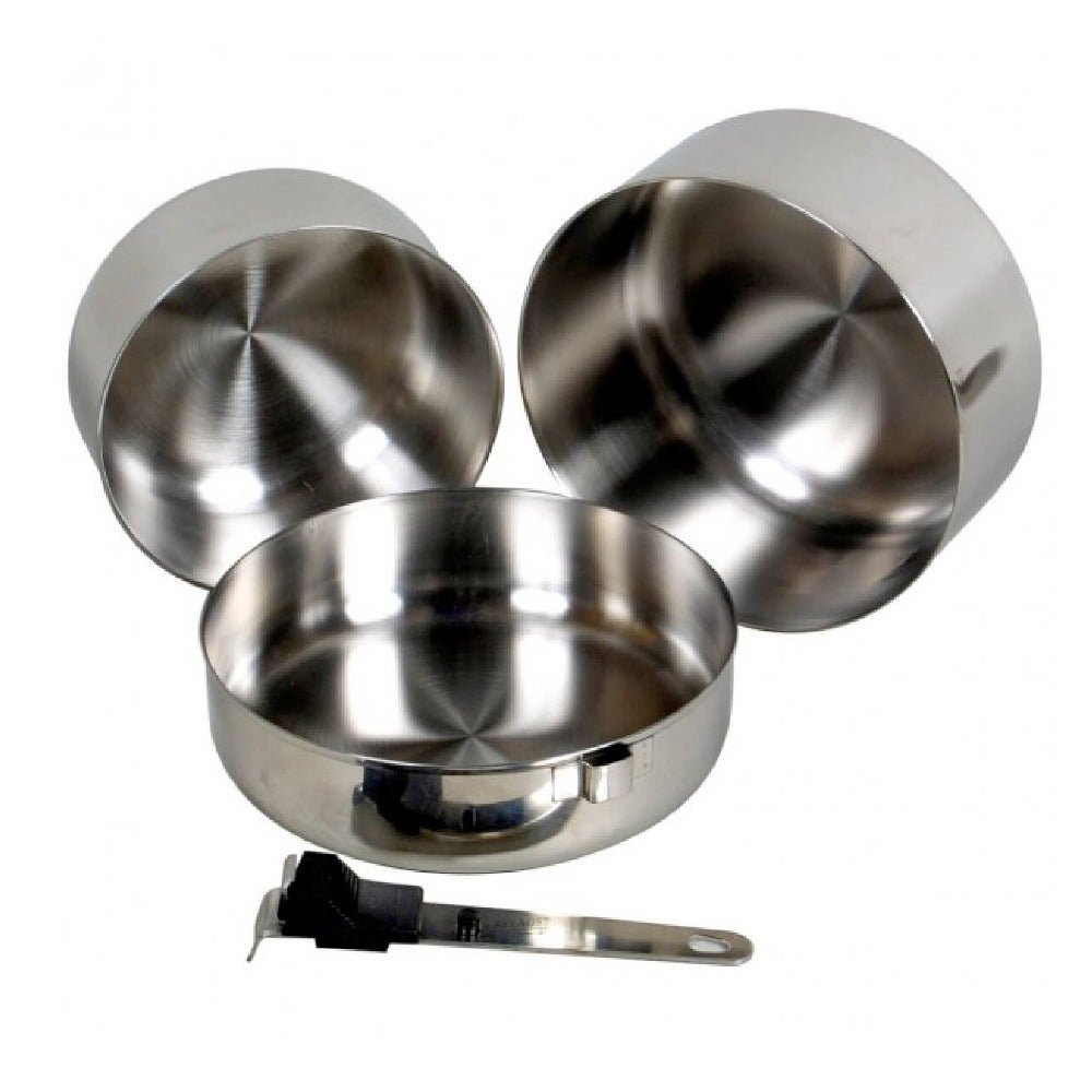 Basic Nature Kochset 1 "Biwak Edelstahl" - Good Camper-Showroom & Onlineshop für Dachzelte HH