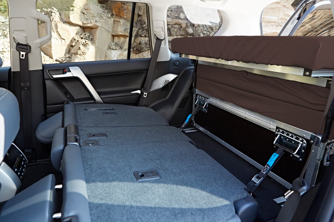 (Camping)FlatBox z.B. für den neuen Toyota Landcruiser - Good Camper-Showroom & Onlineshop für Dachzelte HH