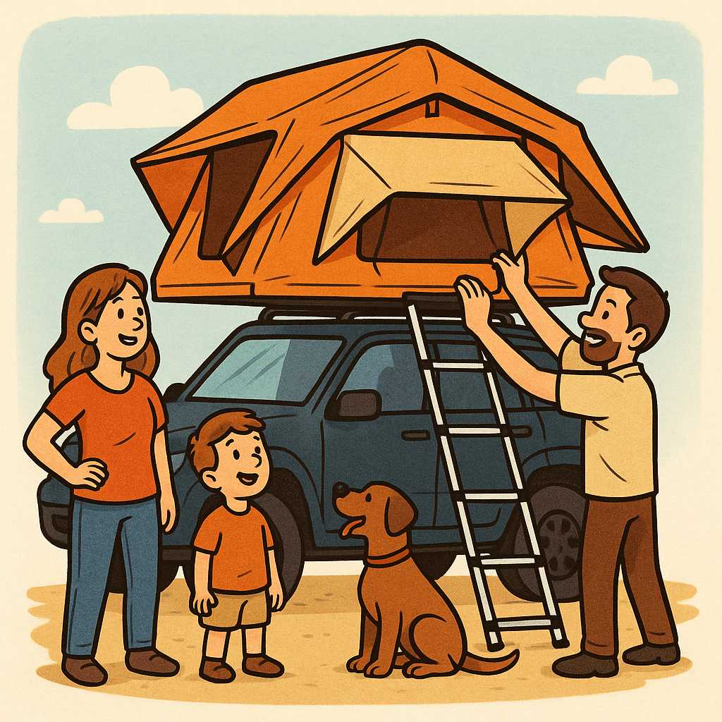 dachzelt zeichnung Dachzelt Montage – Good Camper GmbH