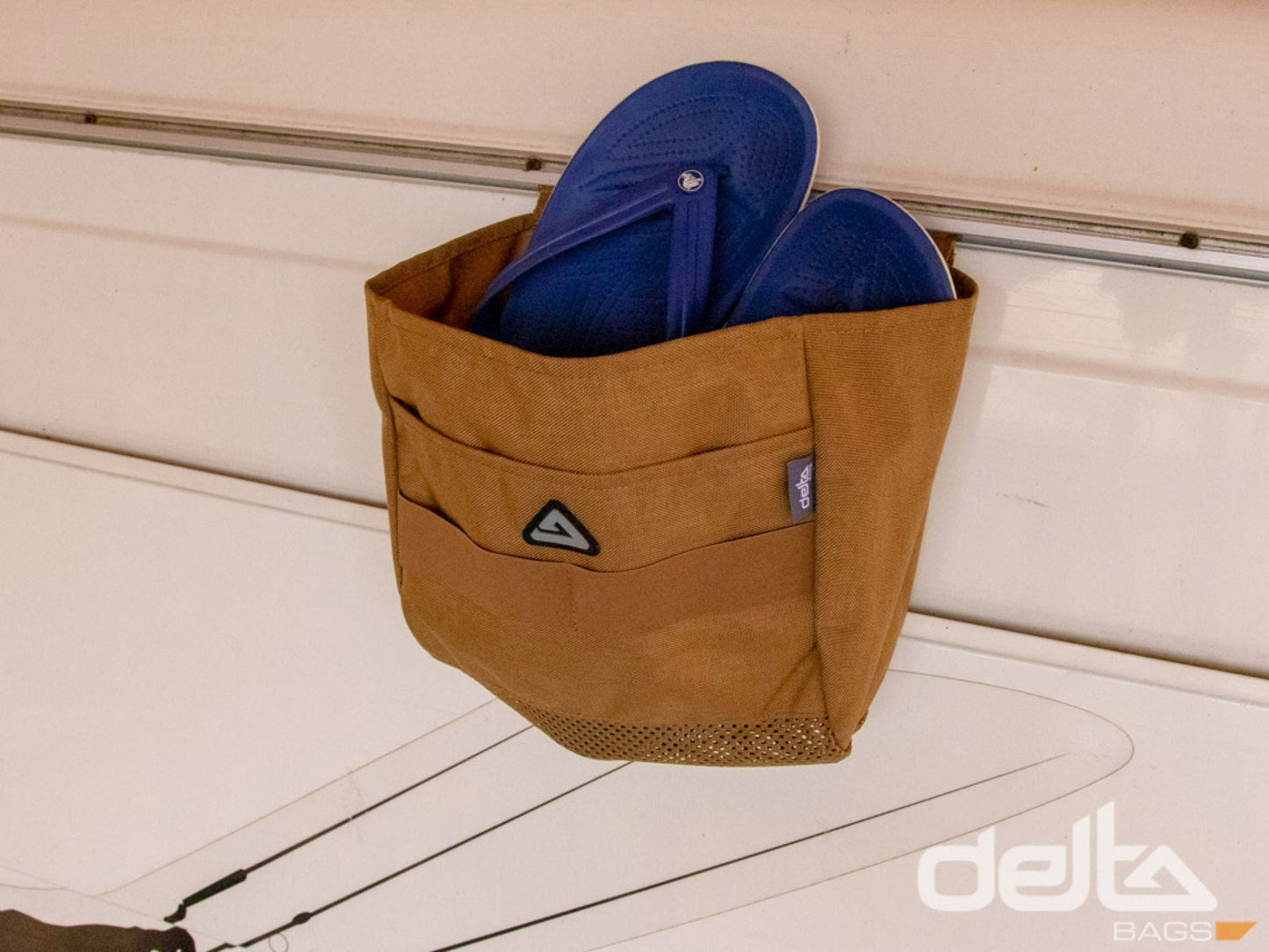Delta Bags Schuhtaschen grünbraun - Good Camper-Showroom & Onlineshop für Dachzelte HH