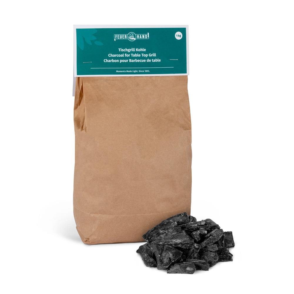 FEUERHAND TISCHGRILL KOHLE (1 KG) - Good Camper-Showroom & Onlineshop für Dachzelte HH
