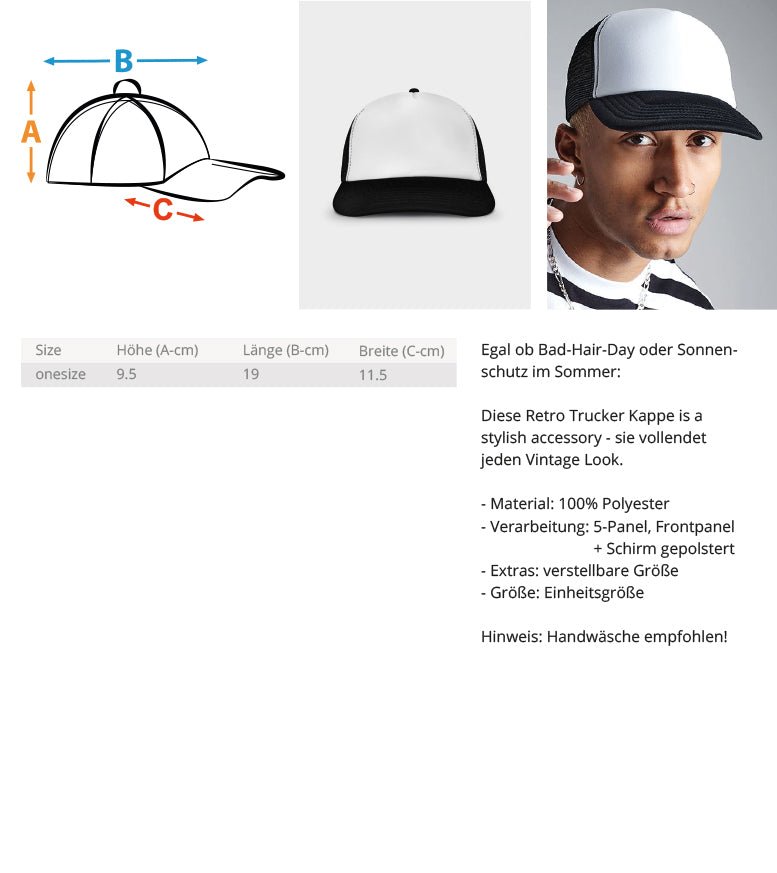 Good Camper Trucker Cap - Retro Trucker Kappe - Good Camper-Showroom & Onlineshop für Dachzelte HH