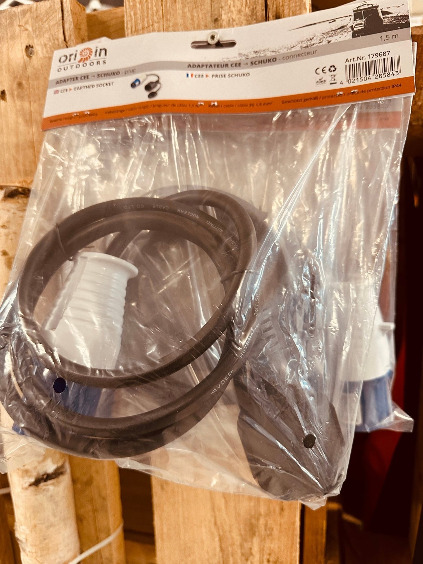 Origin Outdoors Adapter CEE --> Schuko - Stecker - 0,35 m oder 1,50 m - Good Camper-Showroom & Onlineshop für Dachzelte HH