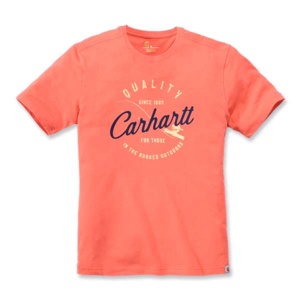 Original Carhartt T-Shirt Hot Coral - Good Camper-Showroom & Onlineshop für Dachzelte HH