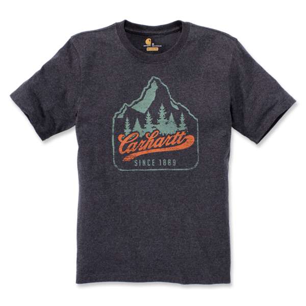 Original Carhartt T-Shirt Patch Logo "Carbon Heather" - Good Camper-Showroom & Onlineshop für Dachzelte HH