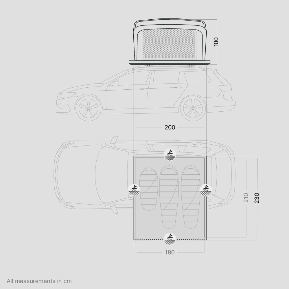 Qeedo Freedom Hybrid - 3+ - Good Camper - Showroom & Onlineshop für Dachzelte HH
