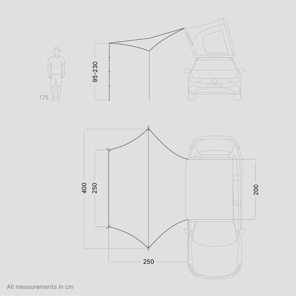 Qeedo Freedom Tarp - Good Camper - Showroom & Onlineshop für Dachzelte HH