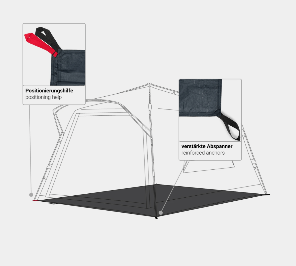 Quick Villa L/Base/Motor Free Groundsheet - Good Camper - Showroom & Onlineshop für Dachzelte HH