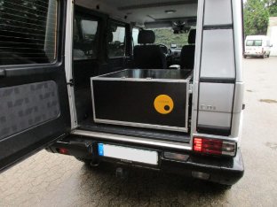 QUQUQ Campingbox G-Box für die G-Klasse von Mercedes Benz - Good Camper-Showroom & Onlineshop für Dachzelte HH
