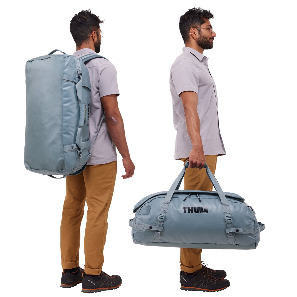 Thule Chasm 70 L Reisetasche und Rucksackfunktion - verschiedene Farben - Good Camper-Showroom & Onlineshop für Dachzelte HH