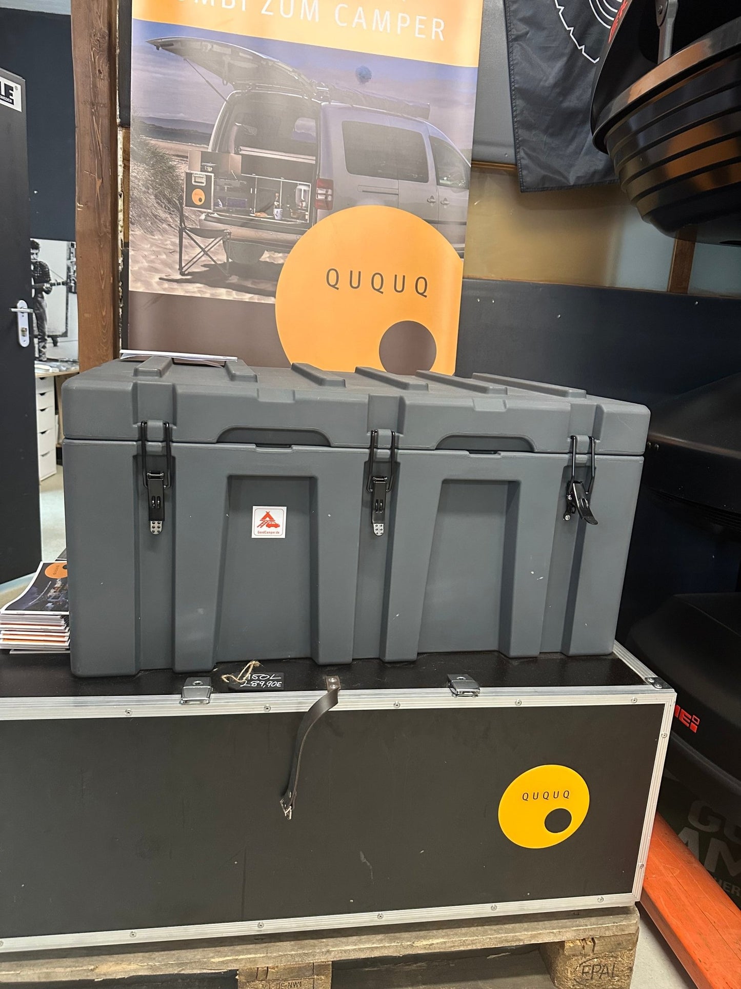 Transportbox wasserdicht - grau - Good Camper - Showroom & Onlineshop für Dachzelte HH