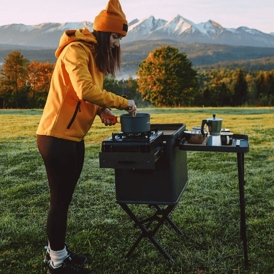 Die Mobile Küchenbox - Kochen von überall - Good Camper-Showroom & Onlineshop für Dachzelte HH