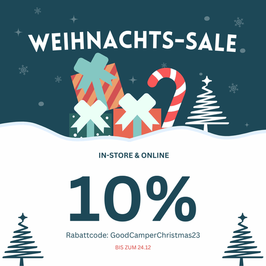 Weihnachts-Sale bei Good Camper - Good Camper-Showroom & Onlineshop für Dachzelte HH