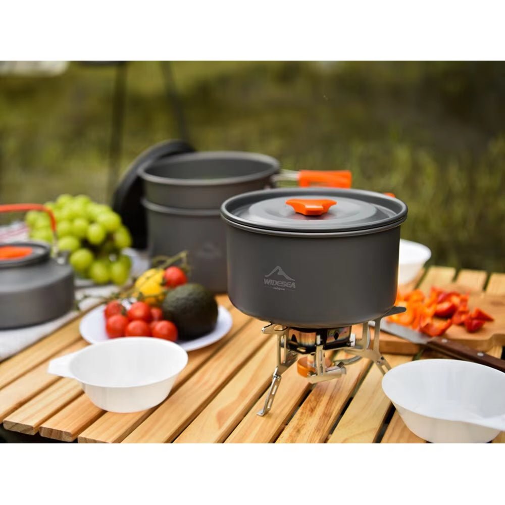 Camping Tableware Outdoor Cookware Set Pots Tourist Dishes Bowler Kitchen Equipment Gear Utensils Hiking Picnic Travel - Good Camper - Showroom & Onlineshop für Dachzelte HH