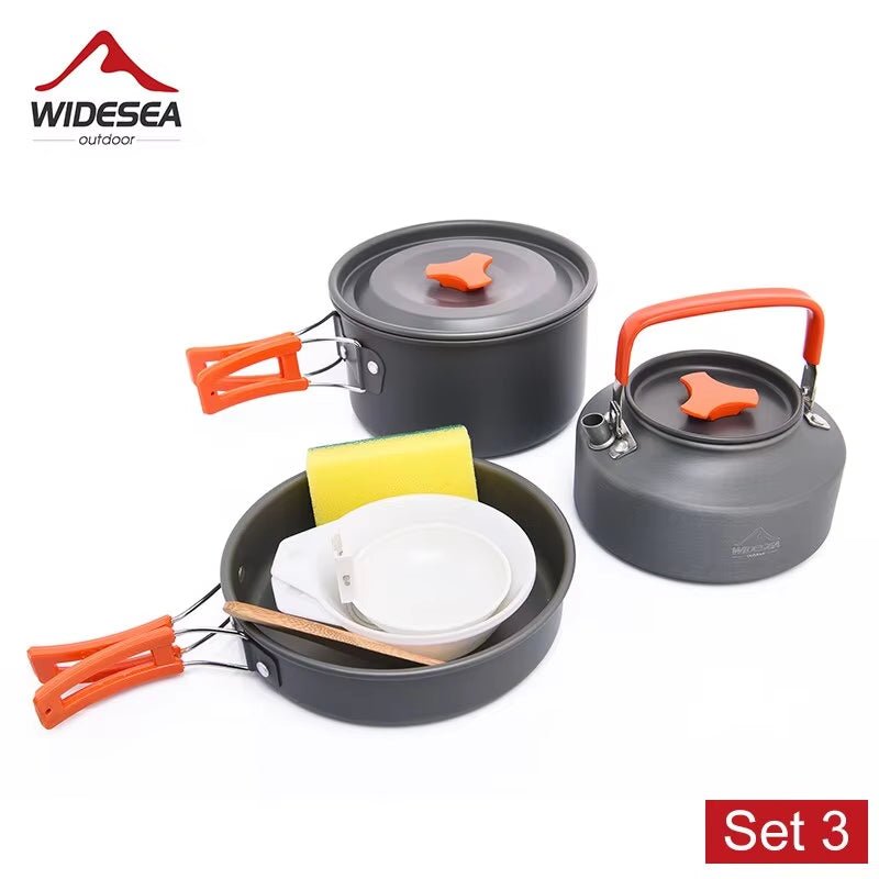 Camping Tableware Outdoor Cookware Set Pots Tourist Dishes Bowler Kitchen Equipment Gear Utensils Hiking Picnic Travel - Good Camper - Showroom & Onlineshop für Dachzelte HH