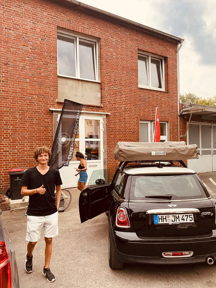 Dachzelt Einlagerung - für Dachzelte ab 165cm Länge (auf der langen Seite) - Good Camper-Showroom & Onlineshop für Dachzelte HH