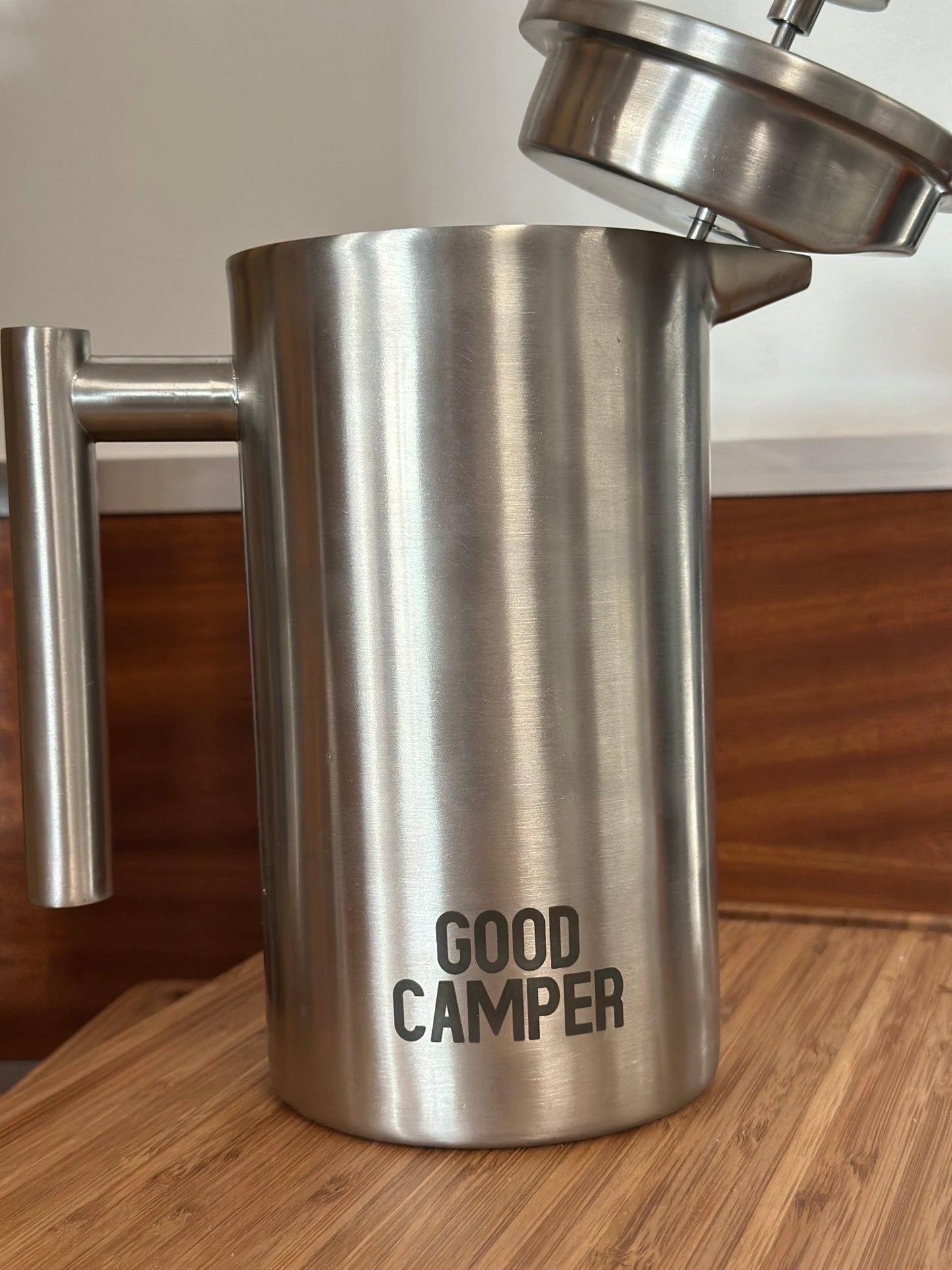 Grønenberg Edelstahl French Press 350 ml - 1 Liter inkl. Ersatz - Filter - Good Camper GmbH