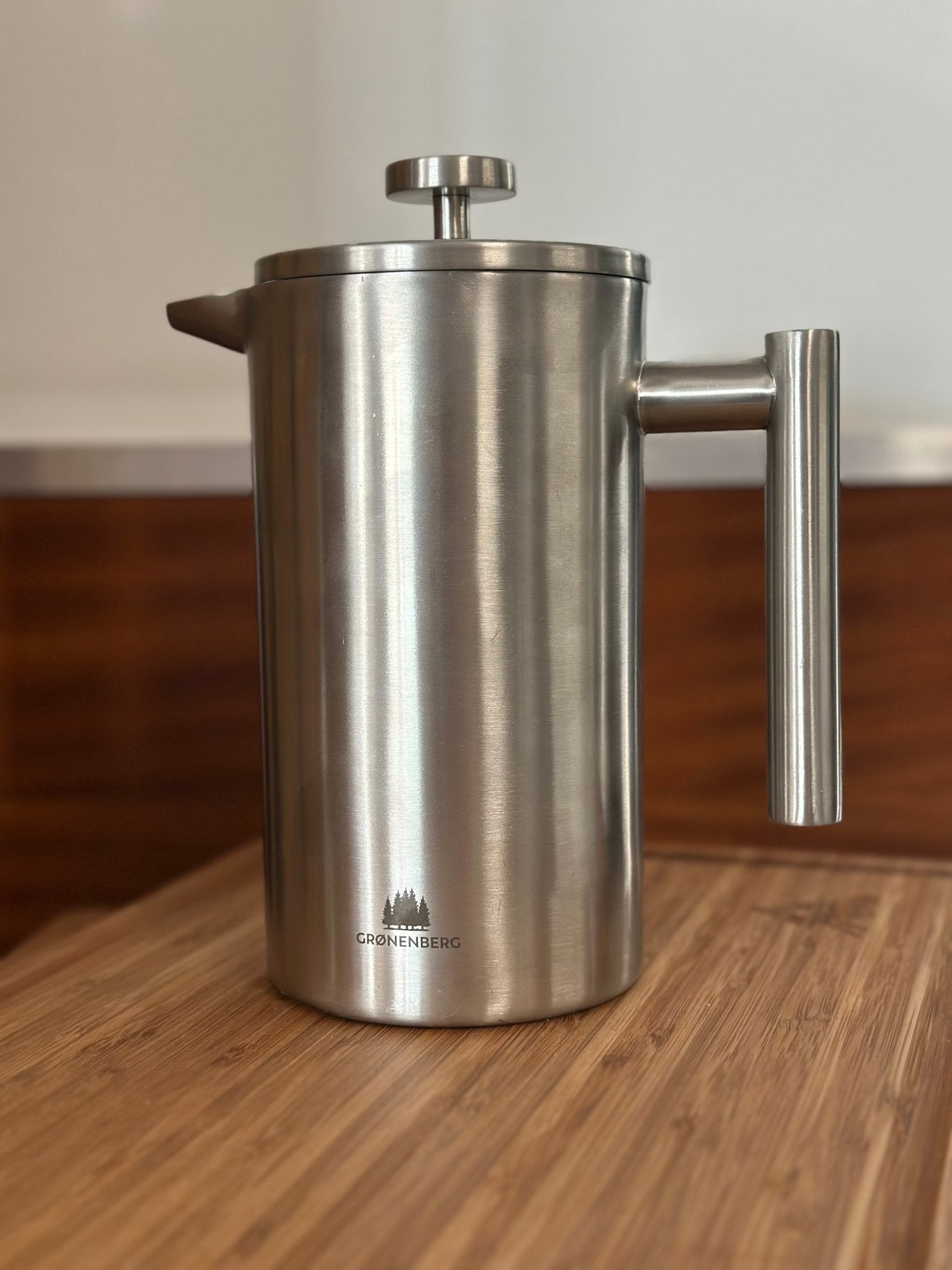 Grønenberg Edelstahl French Press 350 ml - 1 Liter inkl. Ersatz - Filter - Good Camper GmbH