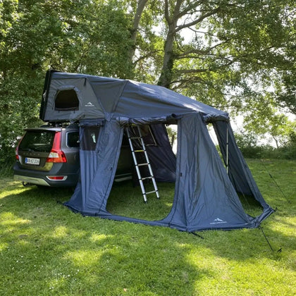 Moby Mountain Peak XL Vorzelt - Thunder Black (2024er) - Good Camper - Showroom & Onlineshop für Dachzelte HH