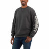 NEW LOOSE FIT MIDWEIGHT CREWNECK SLEEVE GRAPHIC SWEATSHIRT