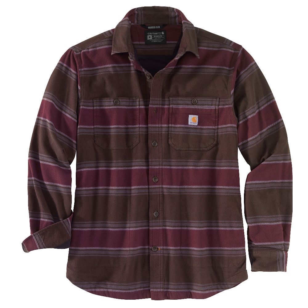 Original Carhartt RUGGED FLEX® RELAXED FIT MIDWEIGHT FLANNEL FLEECE-LINED SHIRT - Good Camper-Showroom & Onlineshop für Dachzelte HH