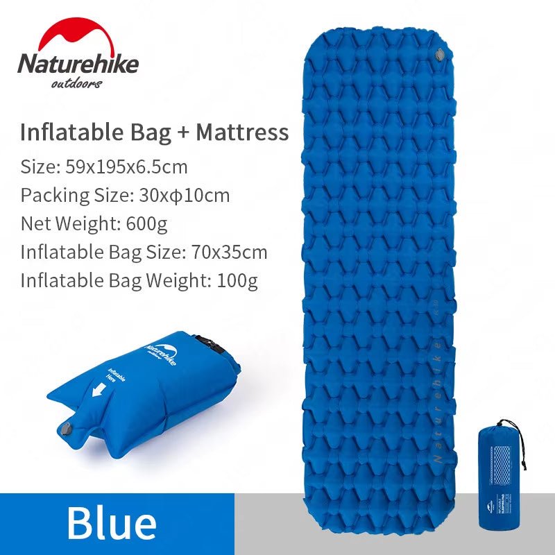 Outdoor Camping Mat Inflatable Bag Inflatable Tent Sleeping Pad Ultralight Portable Hiking Air Mattress Picnic Pad - Good Camper - Showroom & Onlineshop für Dachzelte HH