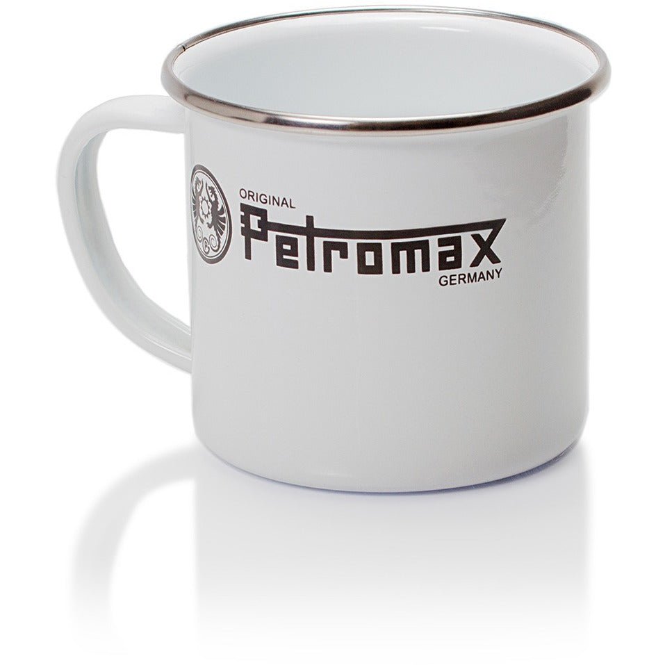 Petromax Emaille Becher Weiß/ Schwarz - Good Camper-Showroom & Onlineshop für Dachzelte HH