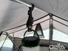 Tent Hook Set Schwarz - Haken zum Anhängen von z. B. Campinglampen